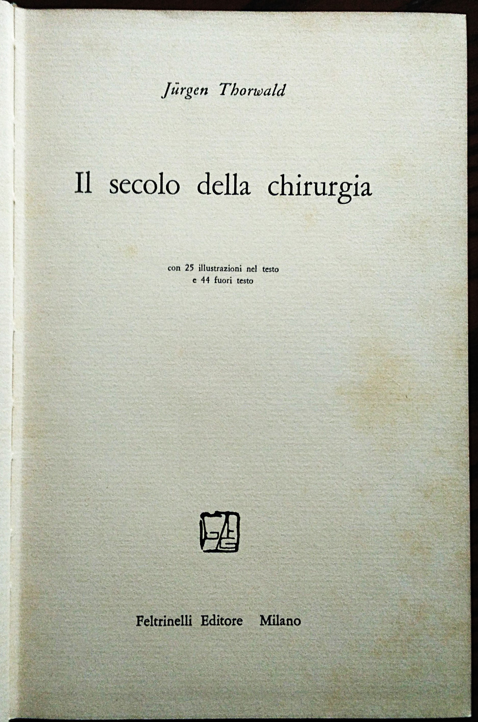 Il secolo della chirurgia.