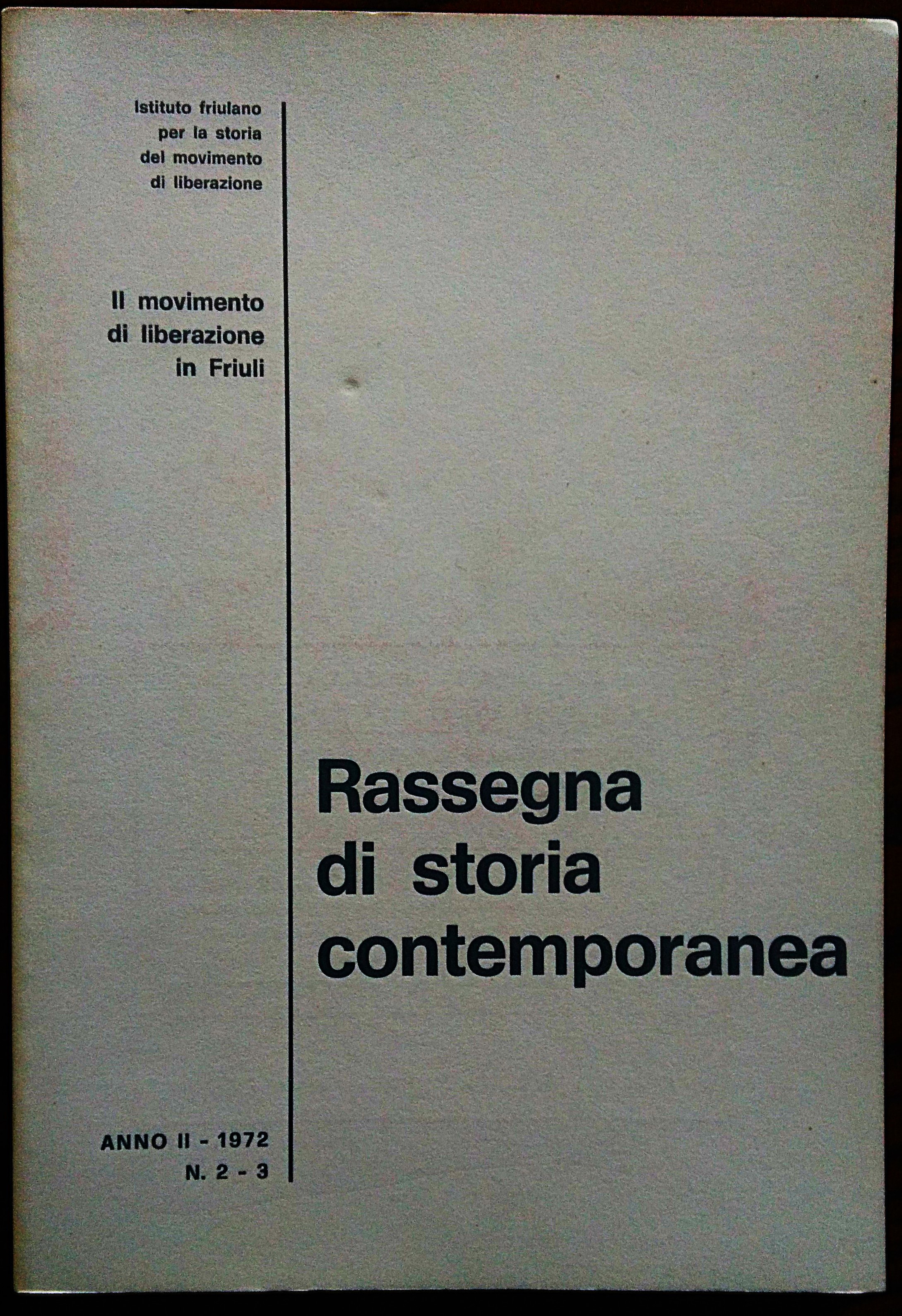 Istituto Friulano per la storia del movimento di liberazione. Il …