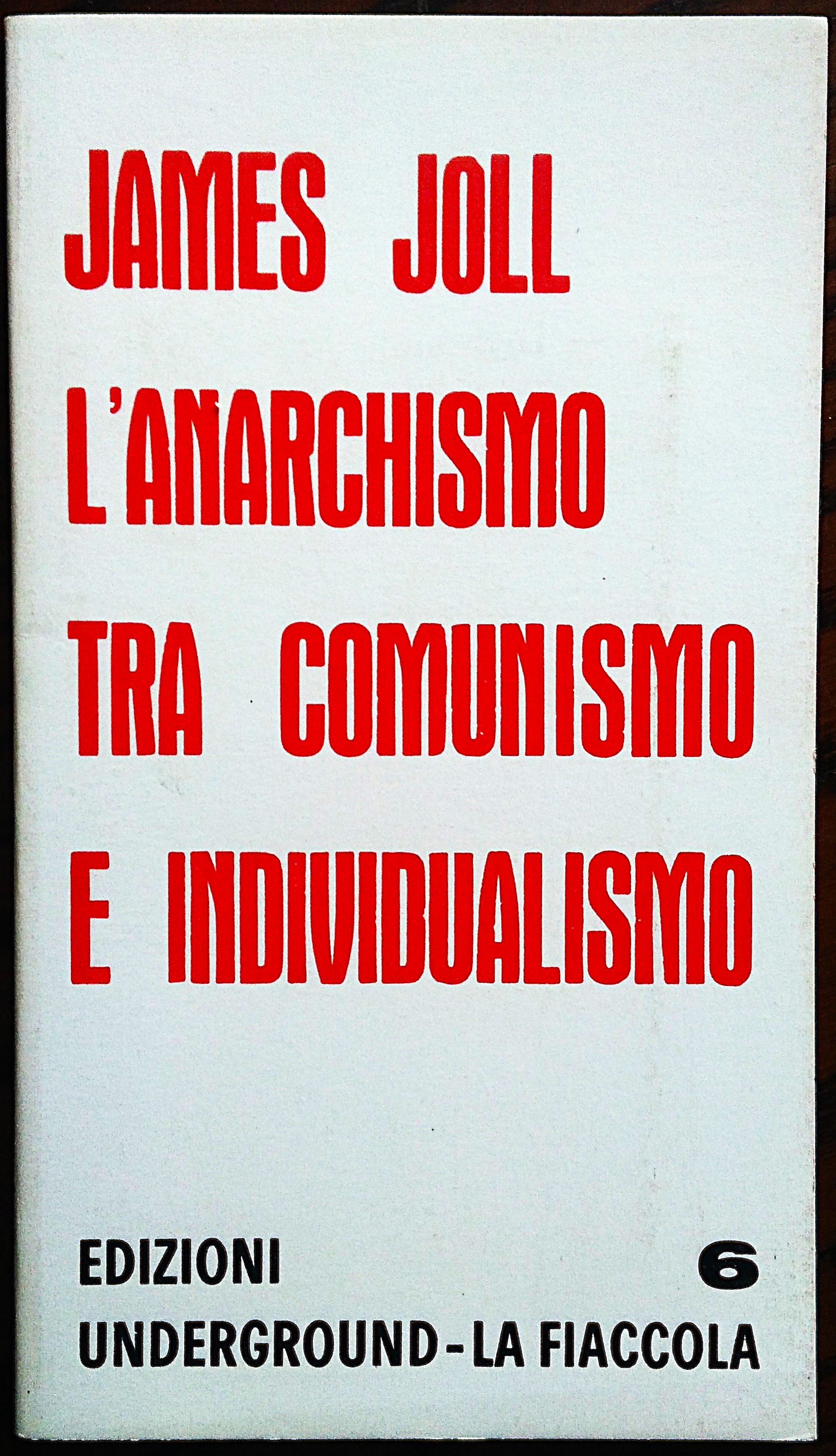 L'anarchismo tra comunismo e individualismo.