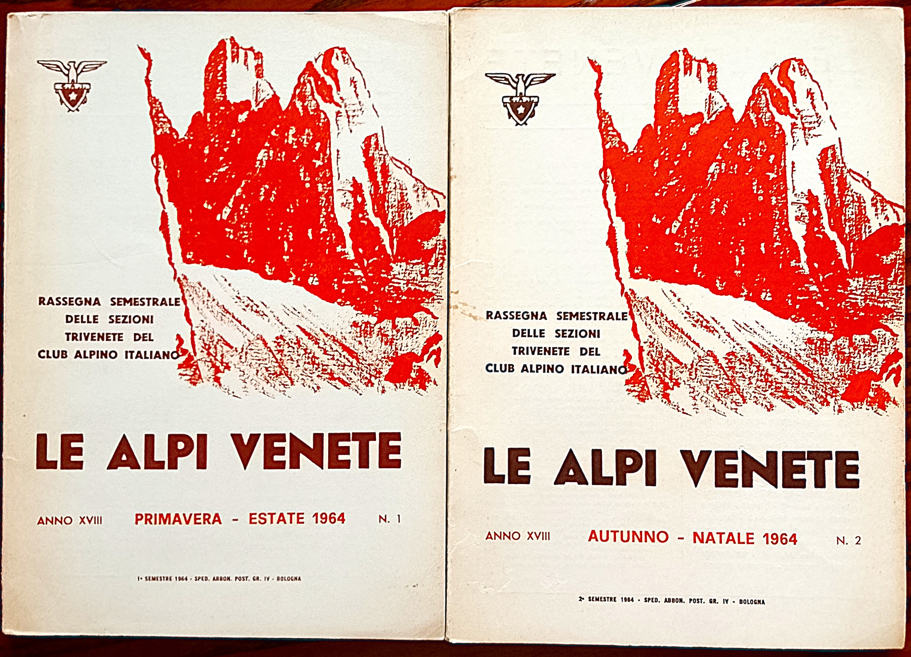 Le Alpi Venete. Rassegna semestrale delle Sezioni Trivenete del Club …