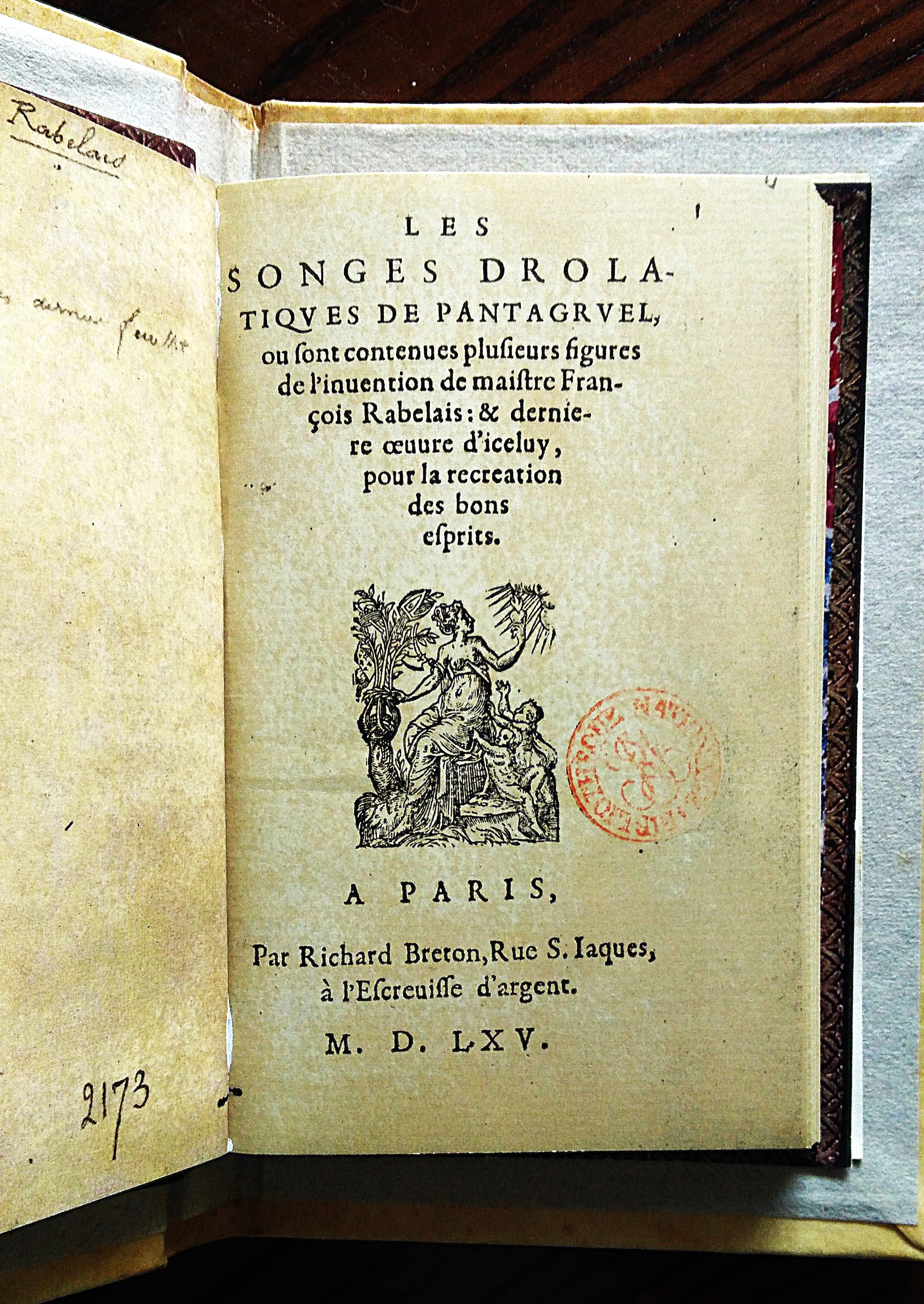 Les Songes Drôlatiques de Pantagruel.