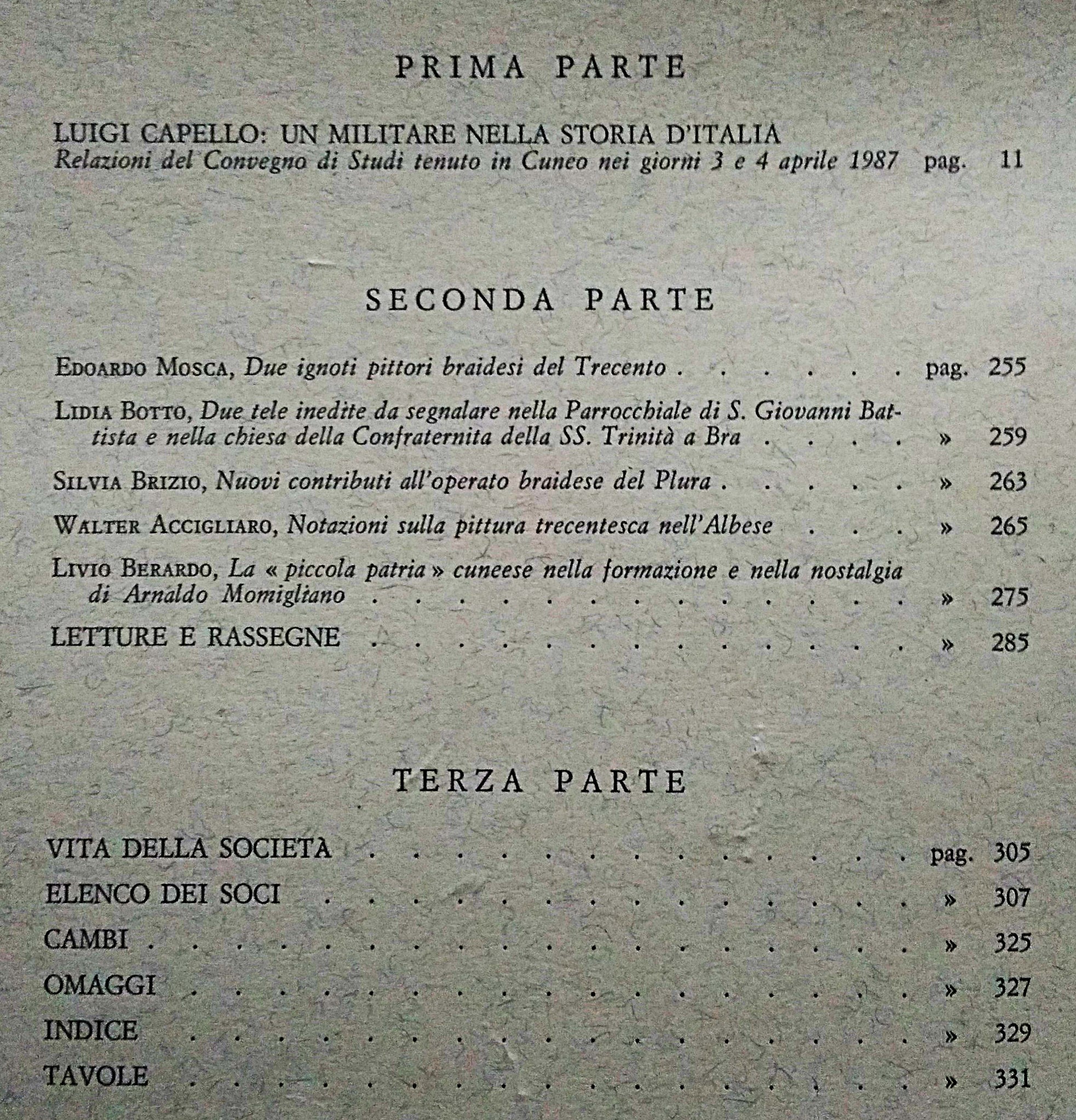 LUIGI CAPELLO: UN MILITARE NELLA STORIA D'ITALIA. Relazioni del Convegno...Cuneo, …