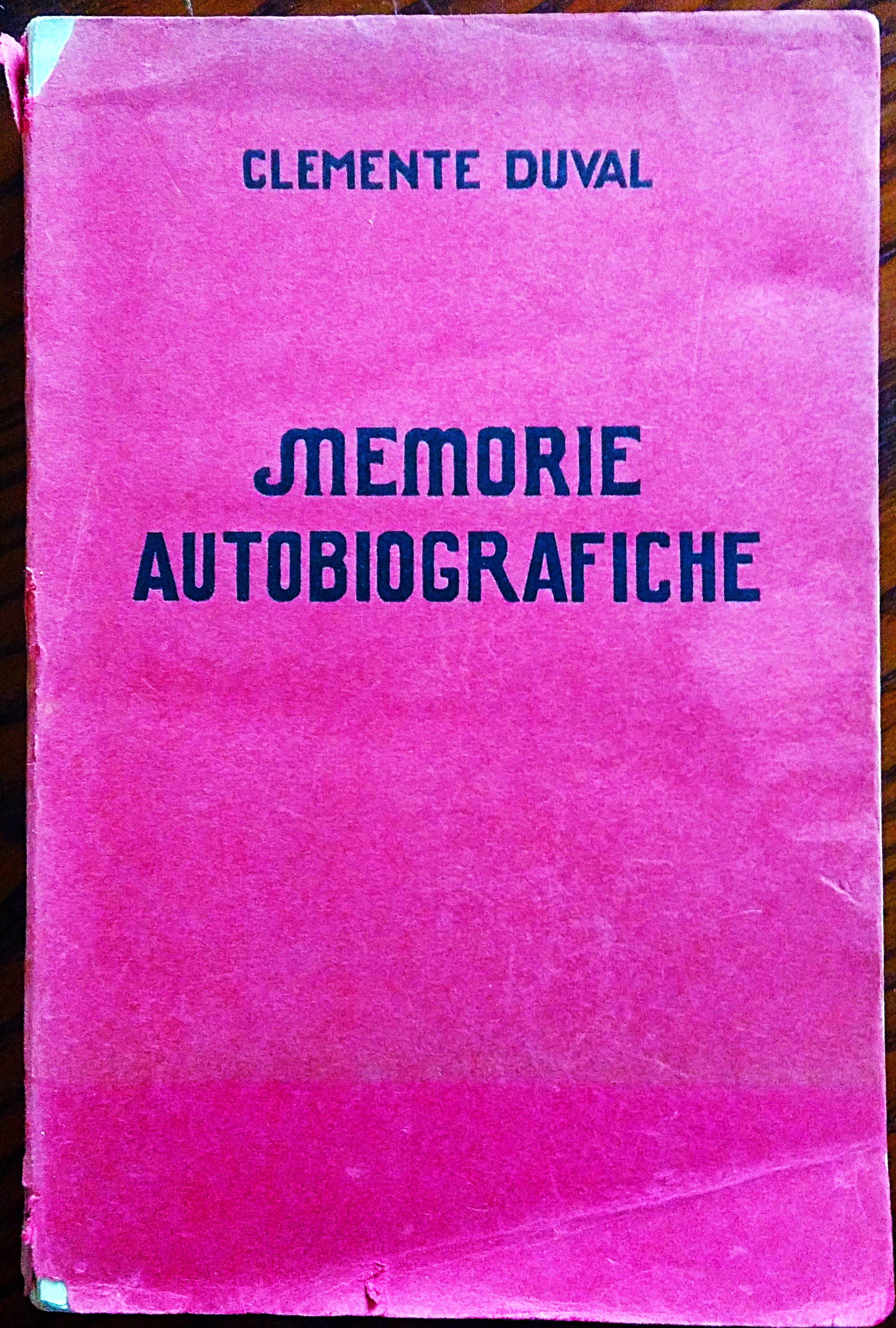Memorie autobiografiche.