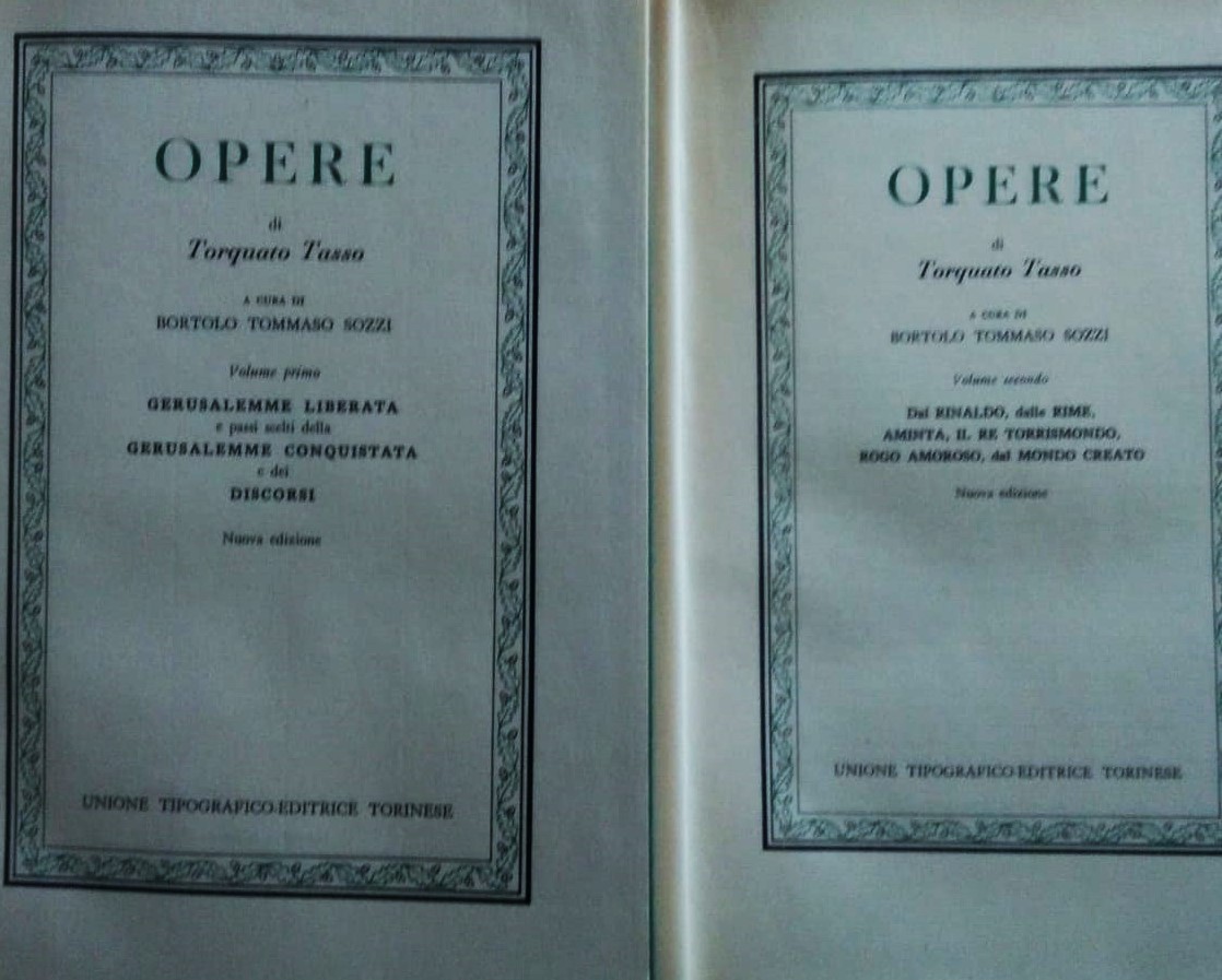 Opere. A cura di Bortolo Tommaso Sozzi.