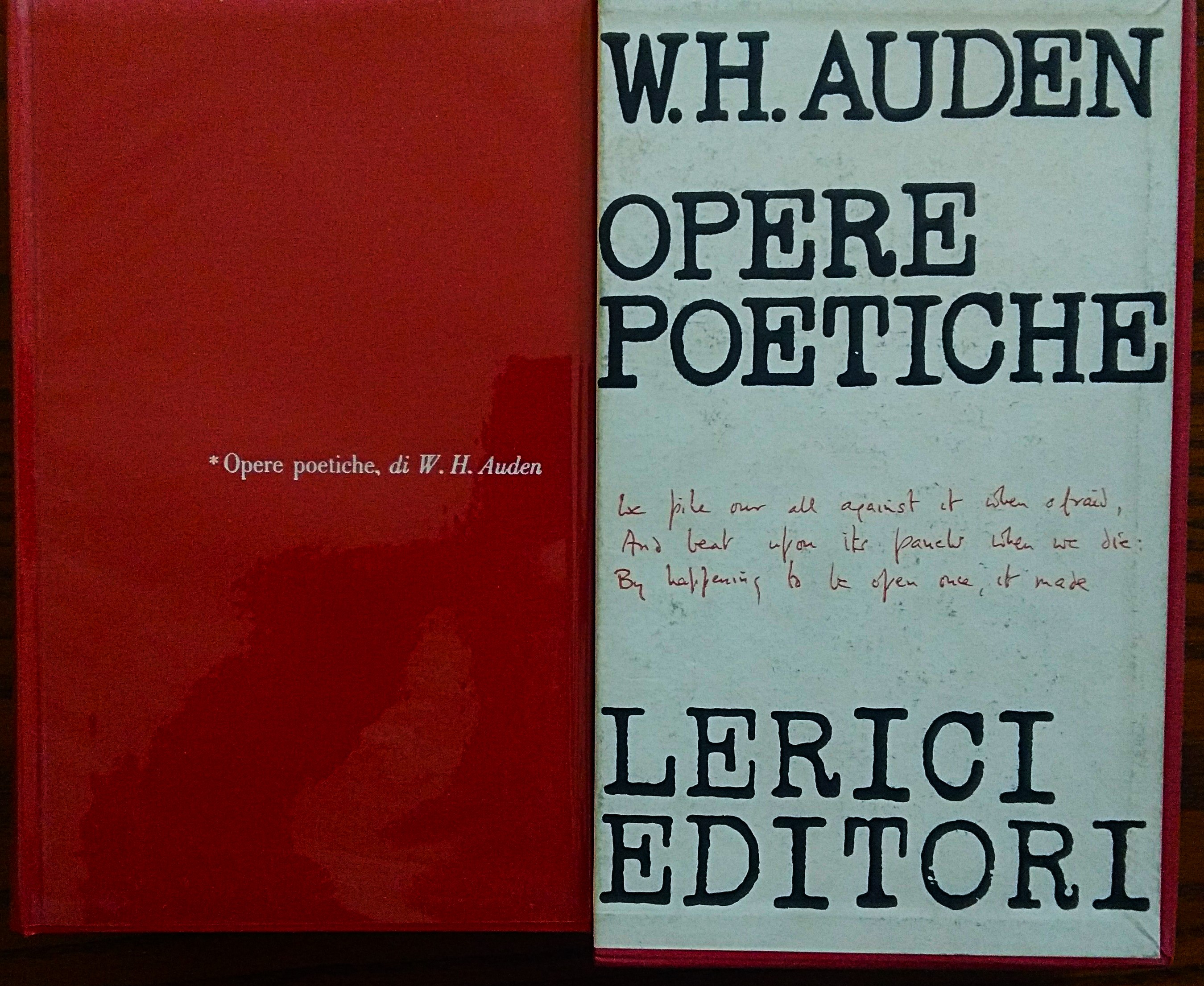 Opere poetiche. Volume primo.