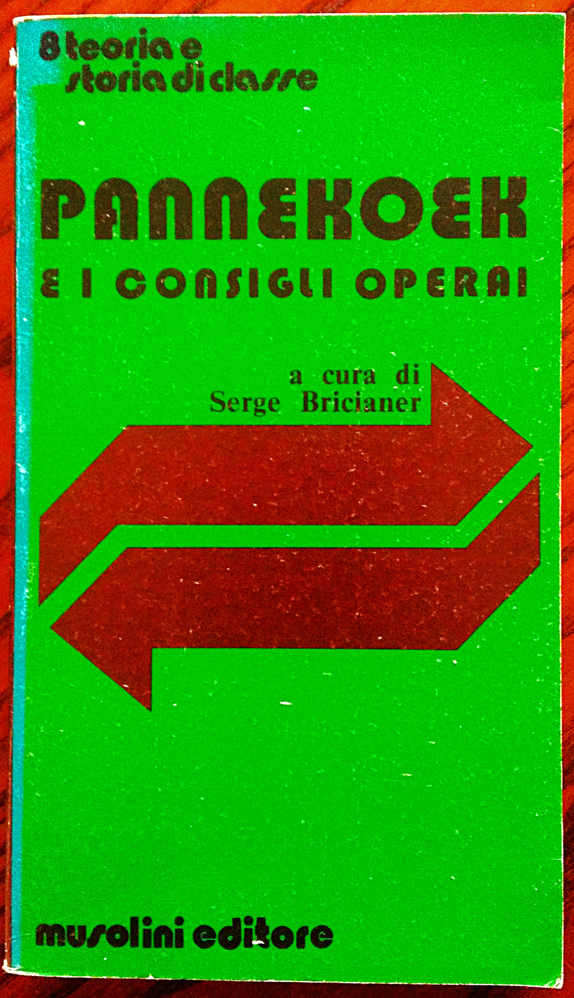 Pannekoek e i consigli operai A cura di Serge Bricianer.