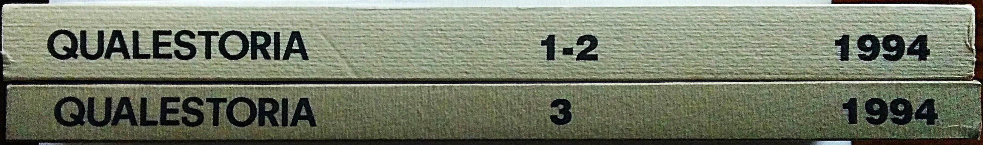 Quale Storia. Bollettino dell' Istituto Regionale per la Storia del …