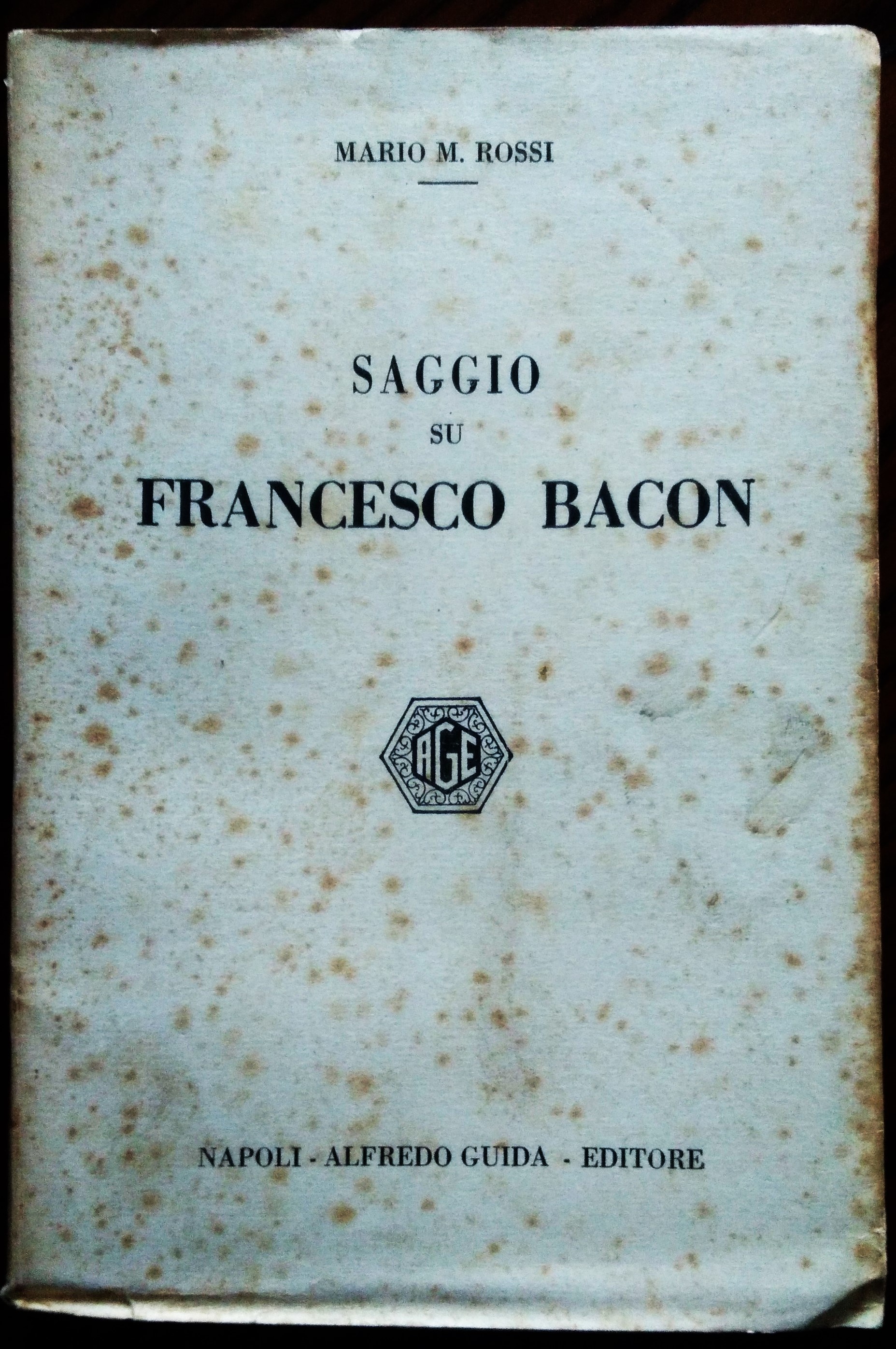 Saggio su Francesco Bacon.