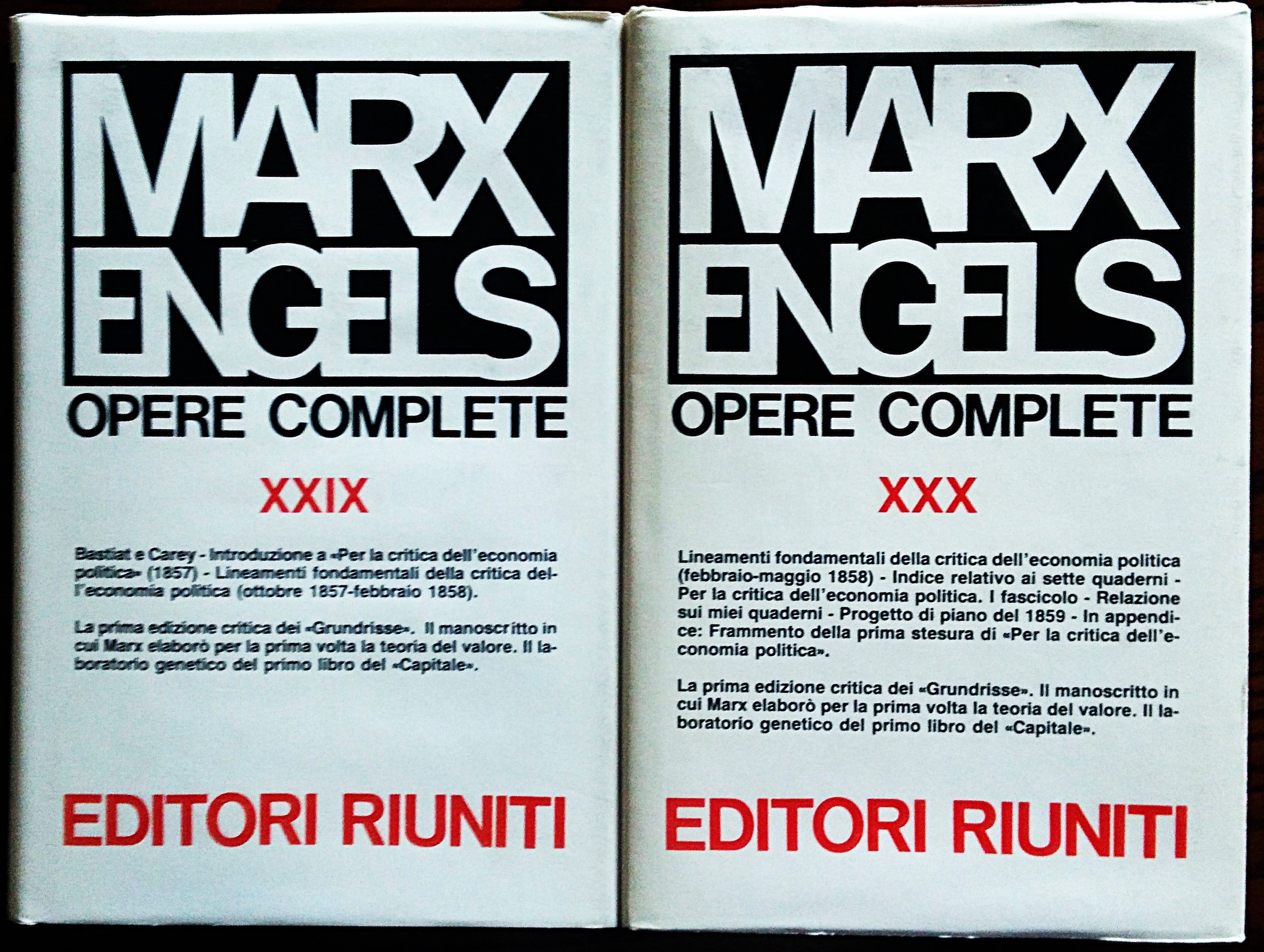 Scritti economici. luglio 1857 - febbraio 1858. - marzo 1858 …