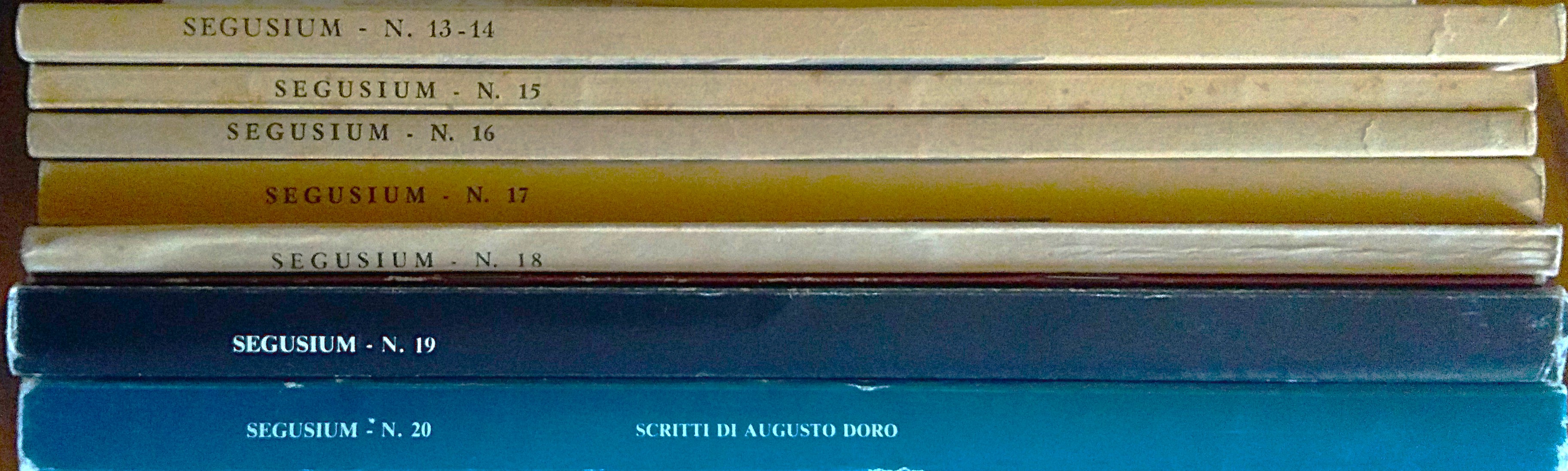 SEGUSIUM. Anno XIII-XIV, N. 13-14, dicembre 1978 - Anno XX, …