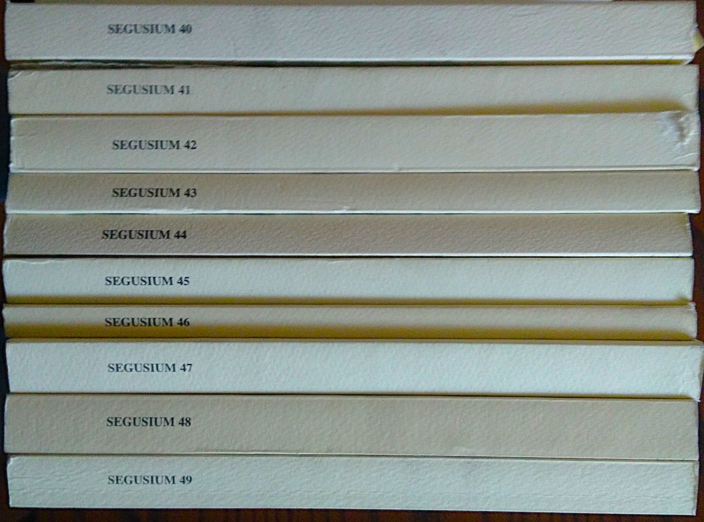 SEGUSIUM. Ottobre 2001, Anno XXXVIII, N. 40 - Settembre 2010, …