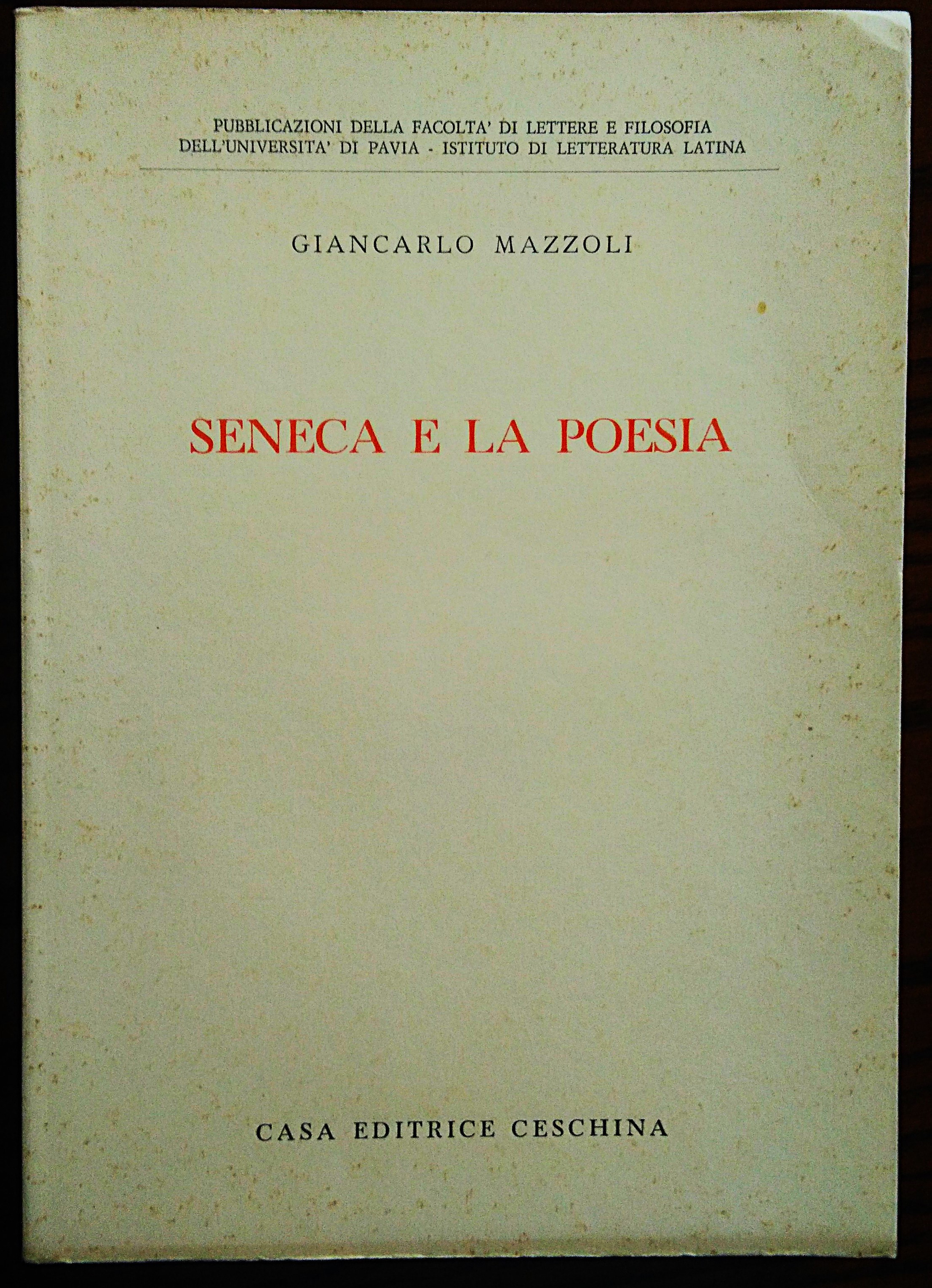 Seneca e la poesia.