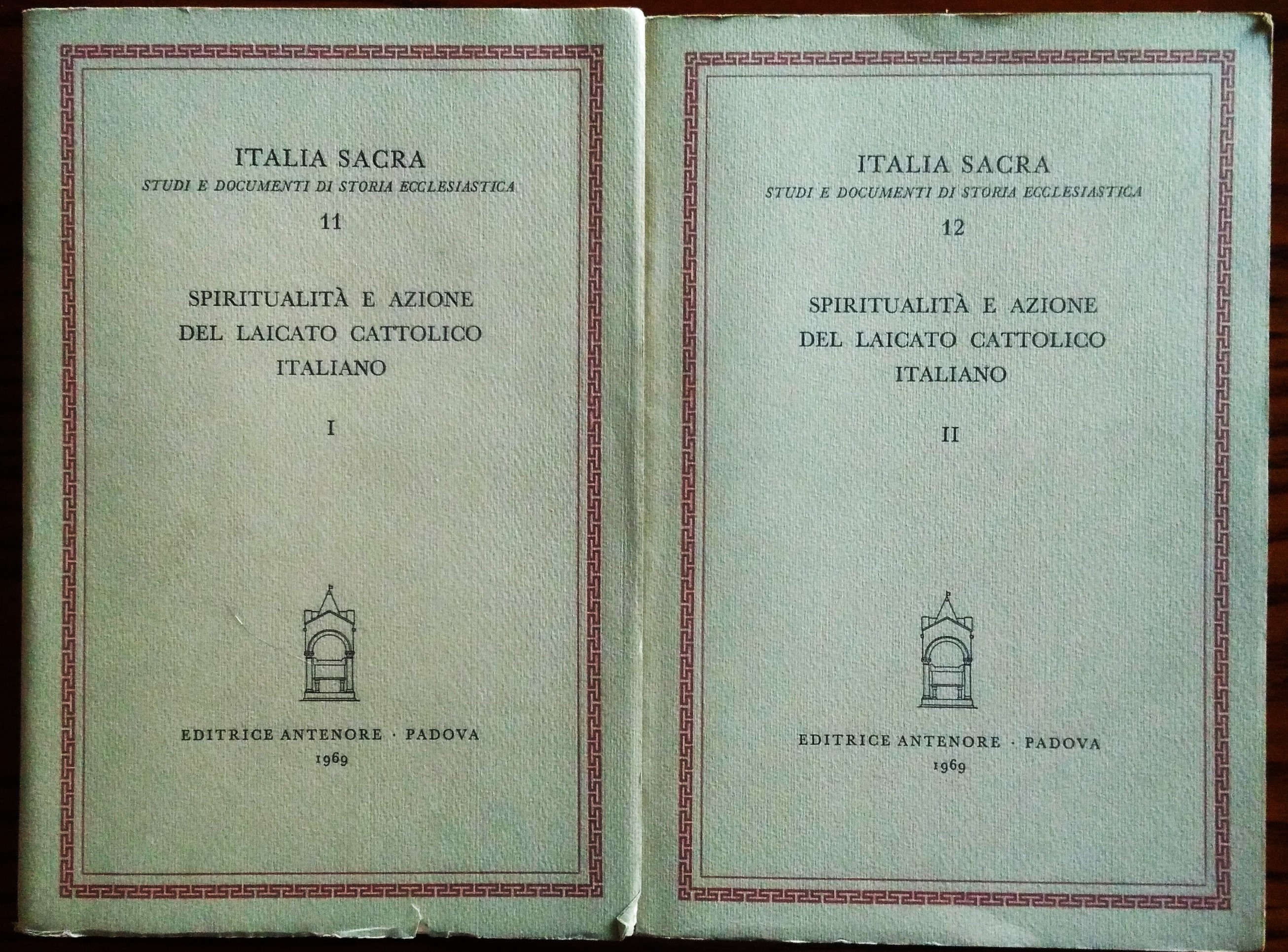 Spiritualità e azione del laicato cattolico italiano.