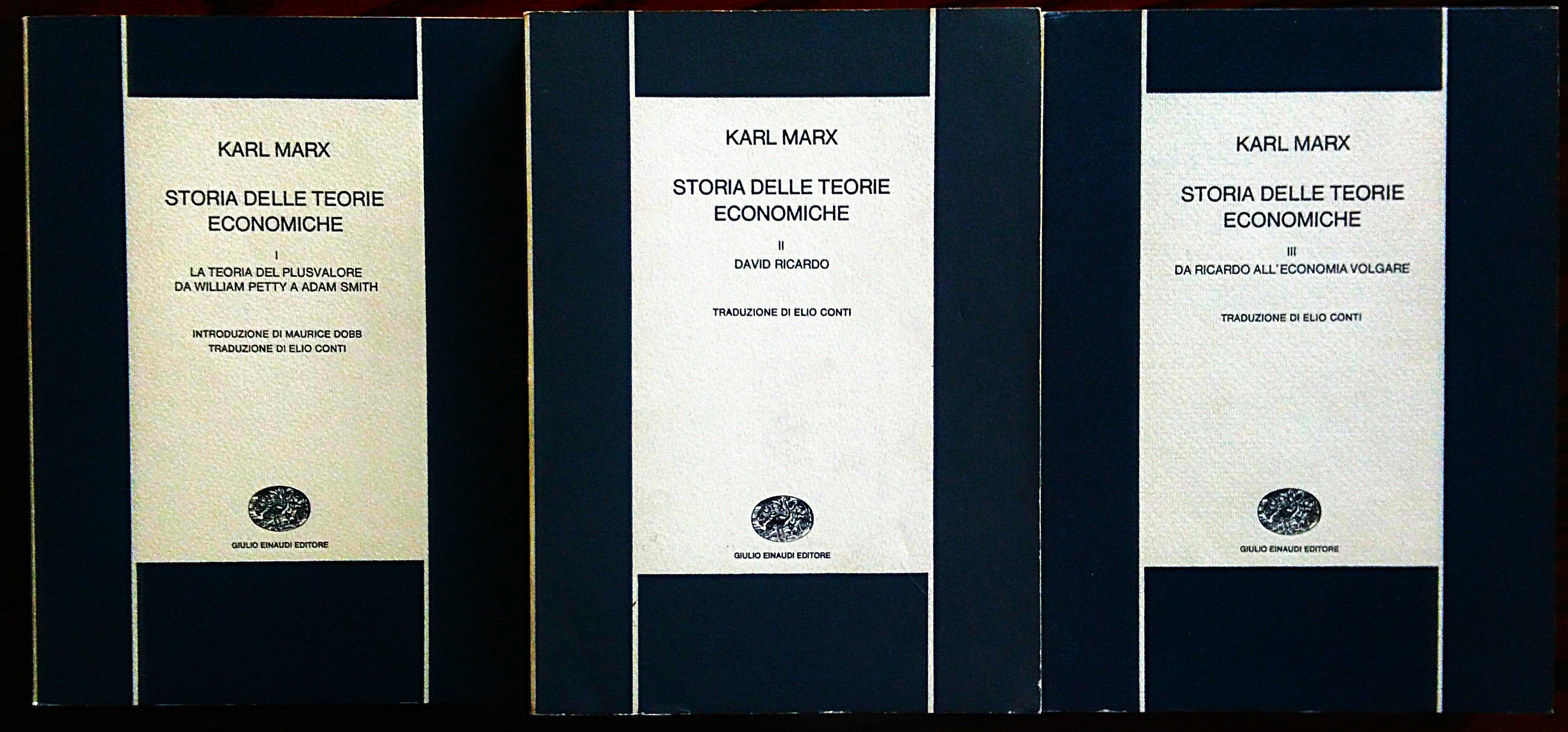 Storia delle teorie economiche. Introduzione di Maurice Dobb. Traduzione di …