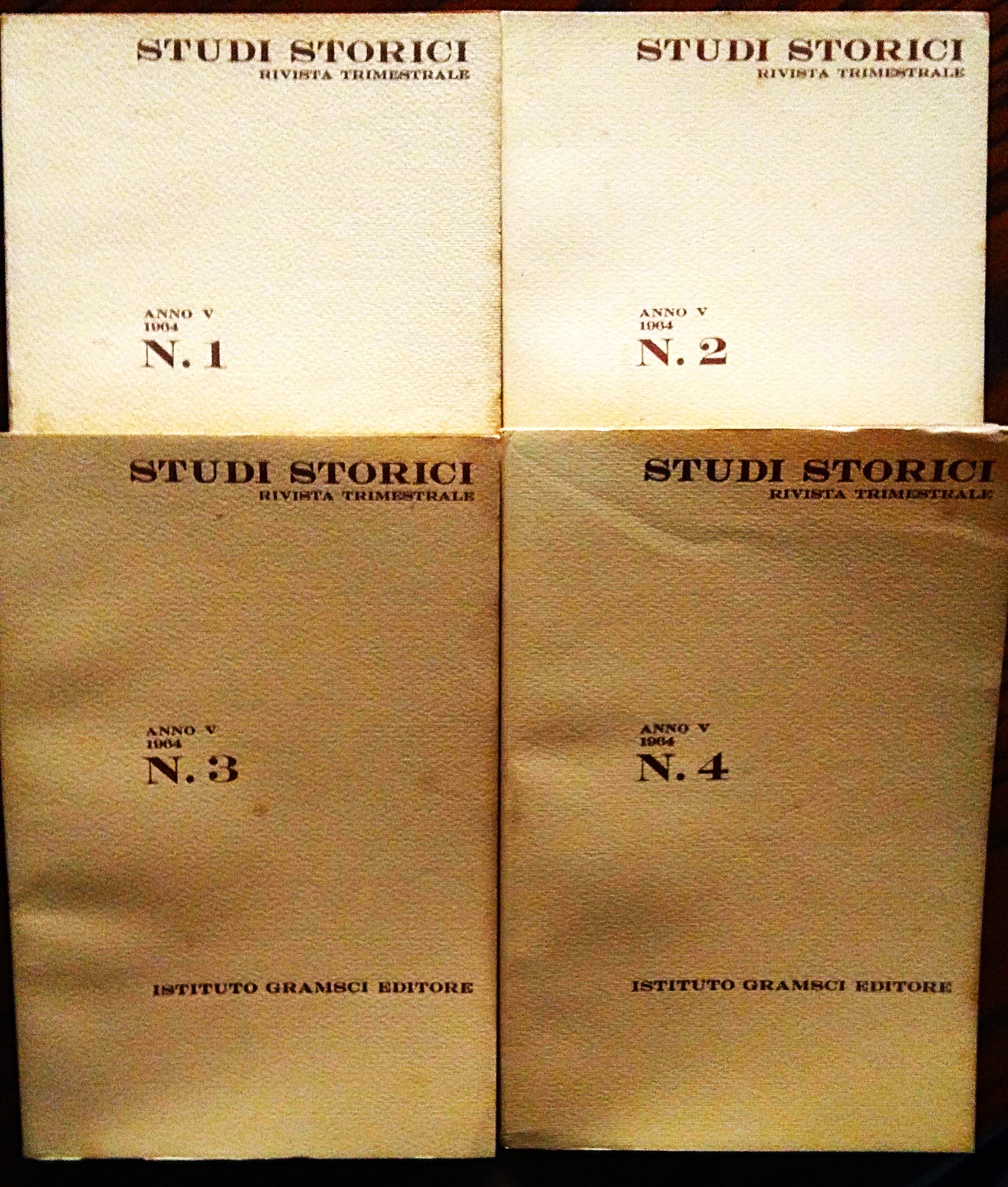 Studi storici anno V, 1964.