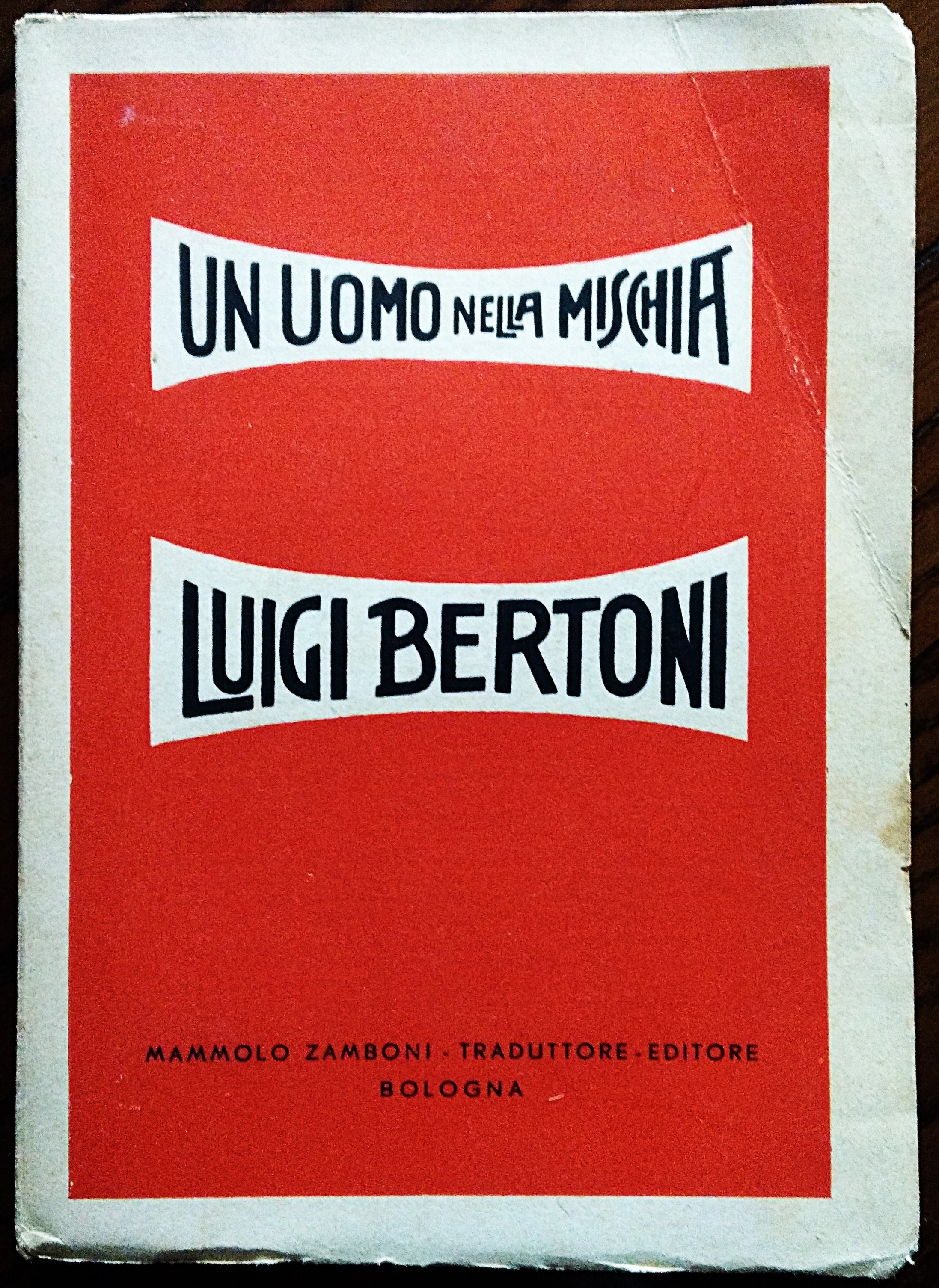 Un uomo nella mischia sociale Luigi Bertoni.