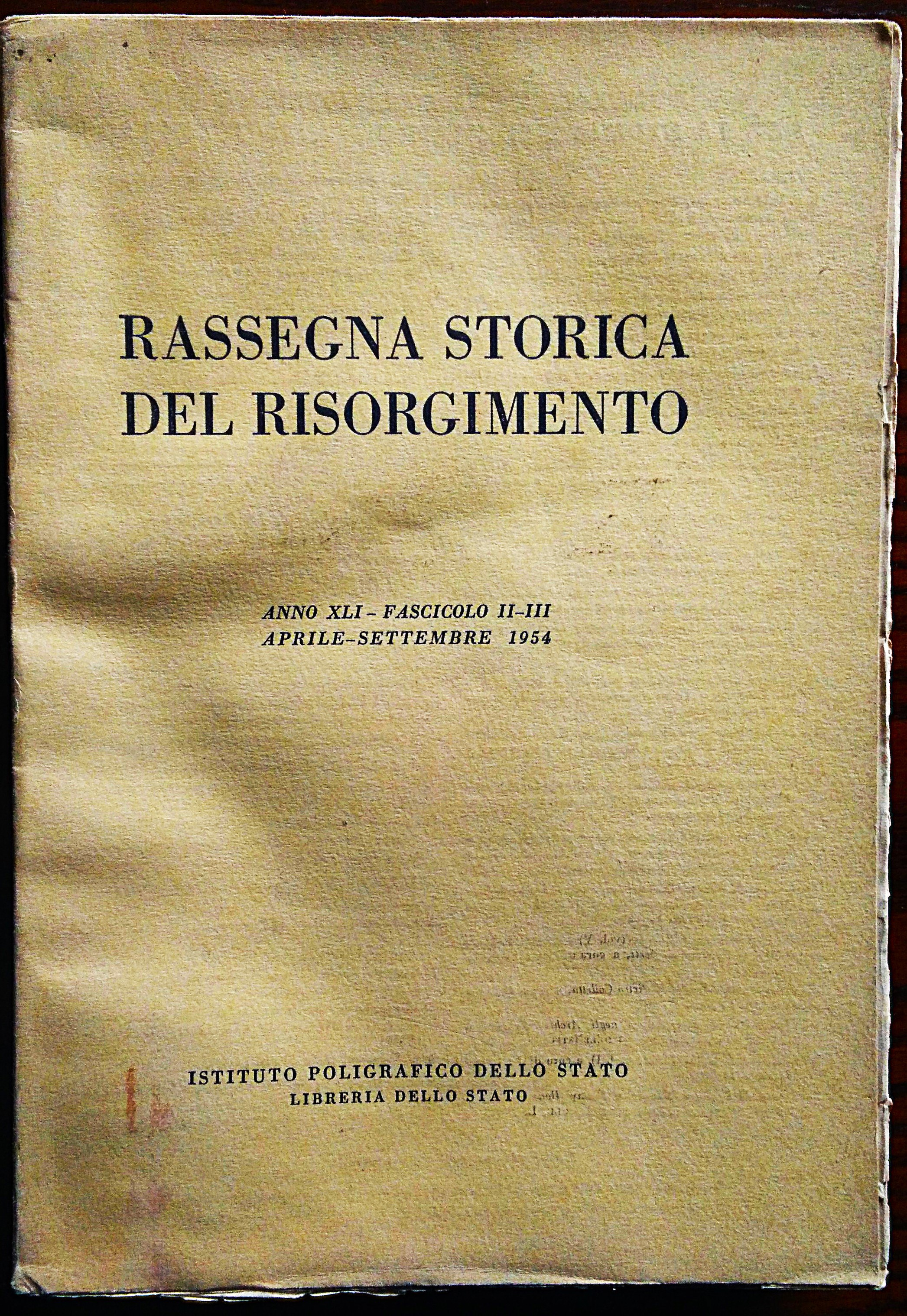 XXXII Congresso di storia del Risorgimento (Firenze, 9-12 Settembre 1953). …