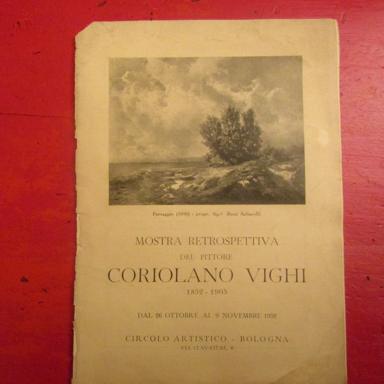 Mostra retrospettiva del Pittore Coroliano Vighi