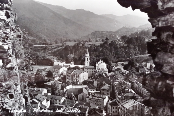 Cartolina - Torriglia - Panorama dal Castello - 1964