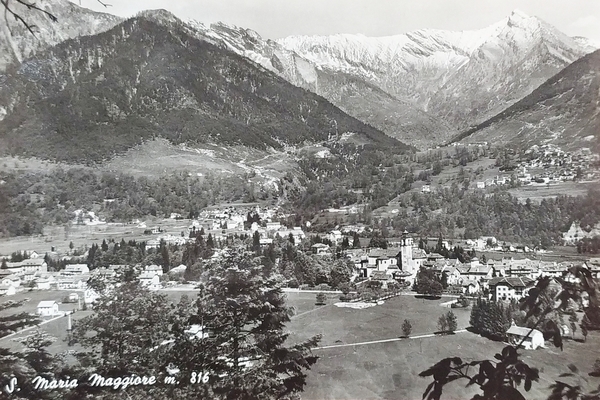 Cartolina - S. Maria Maggiore ( Verbania ) - Panorama …
