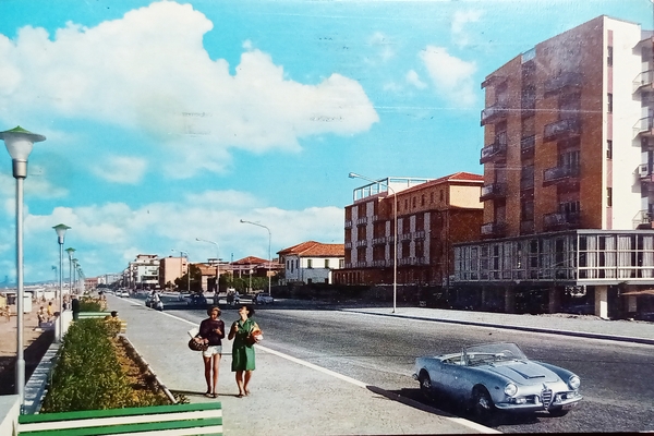 Cartolina - Riviera Adriatica - Miramare - Lungomare - 1966