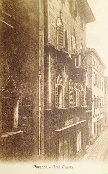 Cartolina - Croazia - Parenzo - Casa Veneta - 1930