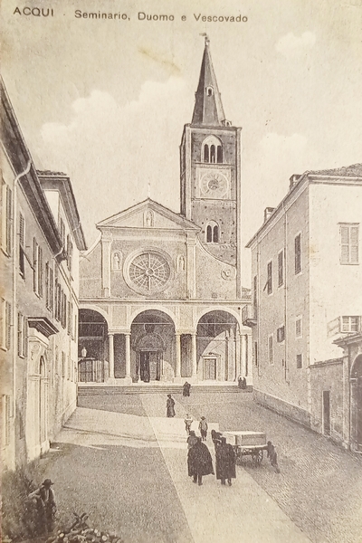 Cartolina - Acqui - Seminario - Duomo e Vescovado - …