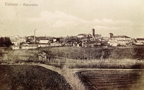 Cartolina - Valenza - Panorama - 1913