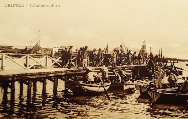 Cartolina - Tripoli - L'imbarcadero - 1920 ca.