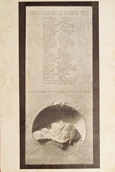 Cartolina - Istituto Tecnico Giobert in Asti - Targa di …