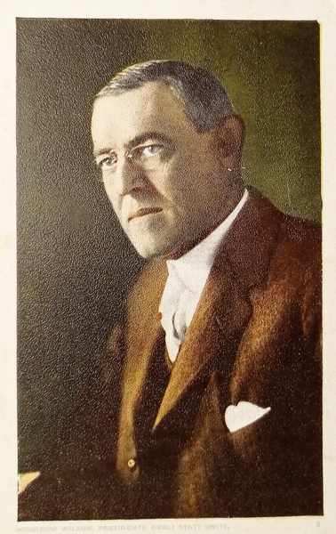 Cartolina - 28^ Presidente degli Stati Uniti - Thomas Woodrow …