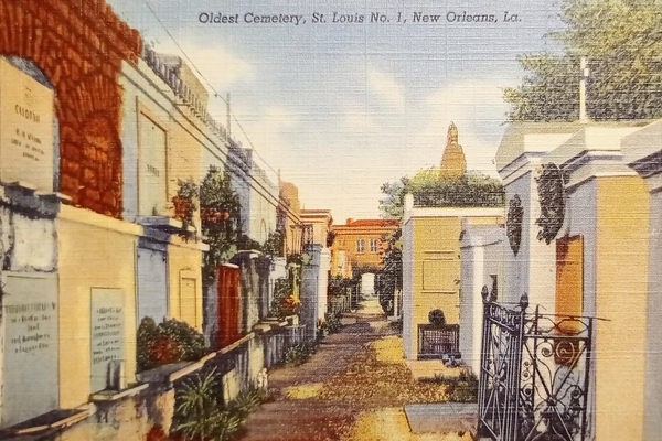 Cartolina - Oldest Cemetery - St. Louis N.1 - New …