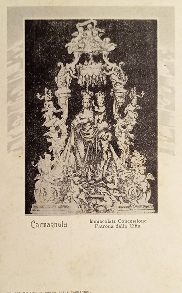 Cartolina - Carmagnola - Immacolata Concezione - Patrona della Città …