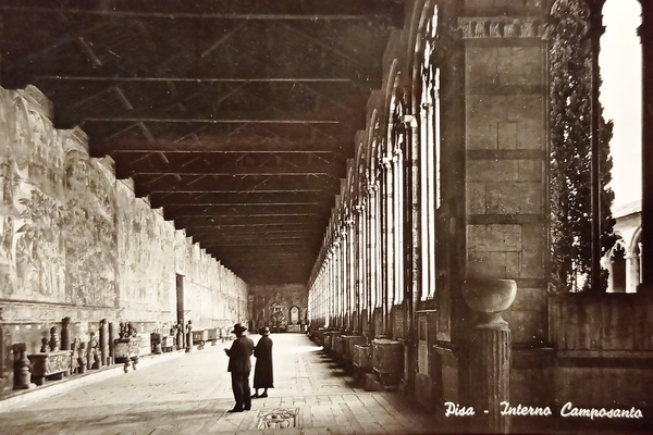 Cartolina - Pisa - Interno Camposanto - 1955 ca.