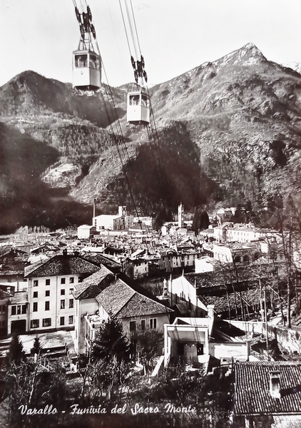 Cartolina - Varallo - Funivia del Sacro Monte - 1955 …