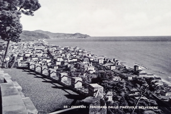 Cartolina - Chiavari - Panorama dalle Piazzuole Belvedere - 1950 …