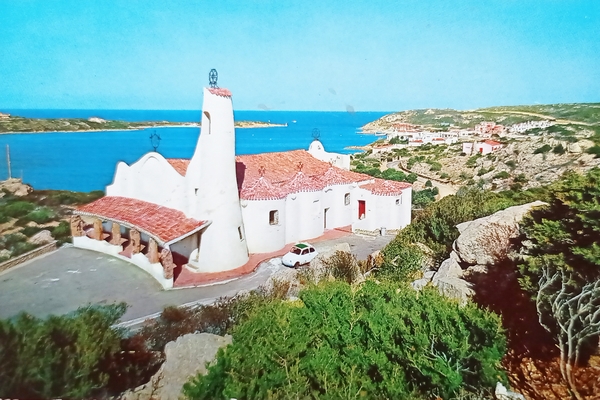 Cartolina - Costa Smeralda ( Porto Cervo ) - Chiesa …
