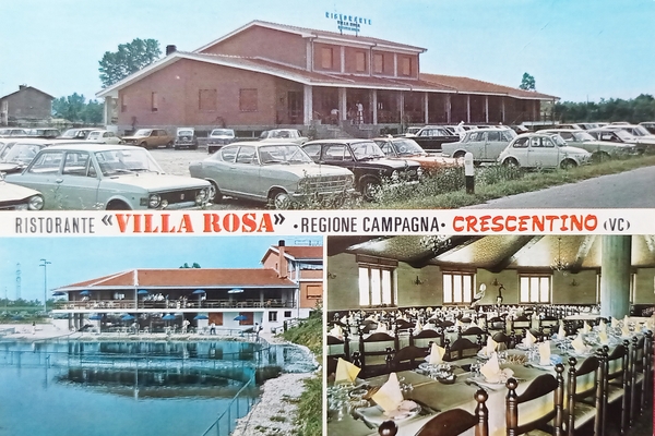 Cartolina - Ristorante Villa Rosa - Regione Campagna - Crescentino …