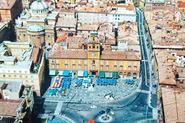 Cartolina - Parma - Dall'Aereo - Piazza Garibaldi - 1975 …