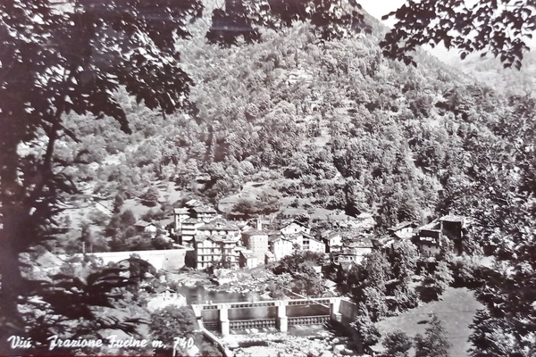 Cartolina - Viù - Frazione Fucine - 1955 ca.