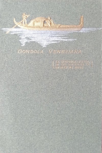 Cartolina - Venezia - Gondola Veneziana - 1900 ca.