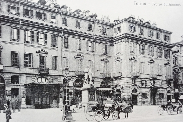 Cartolina - Torino - Teatro Carignano - 1950 ca.
