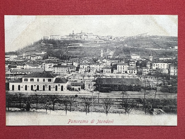 Cartolina - Panorama di Mondovi ( Cuneo ) - 1900 …