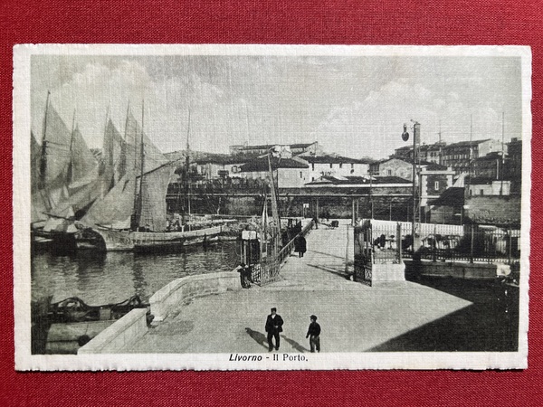 Cartolina - Livorno - Il Porto - 1918
