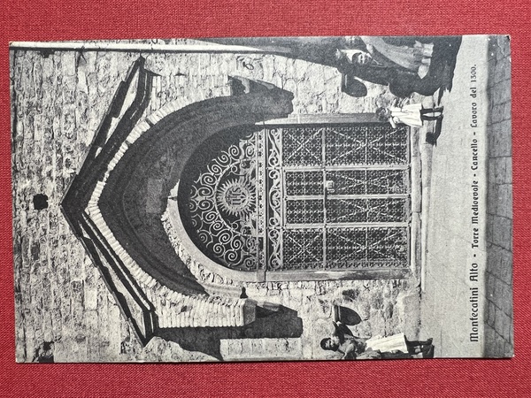 Cartolina - Montecatini Alto - Torre Medioevale - Cancello - …