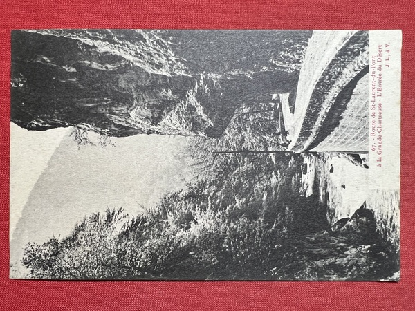 Cartolina - Route de St. Laurent-du-Pont à la Grande-Chartreuse - …