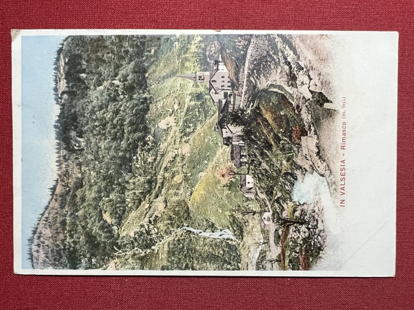Cartolina - In Valsesia - Rimasco - 1900 ca.