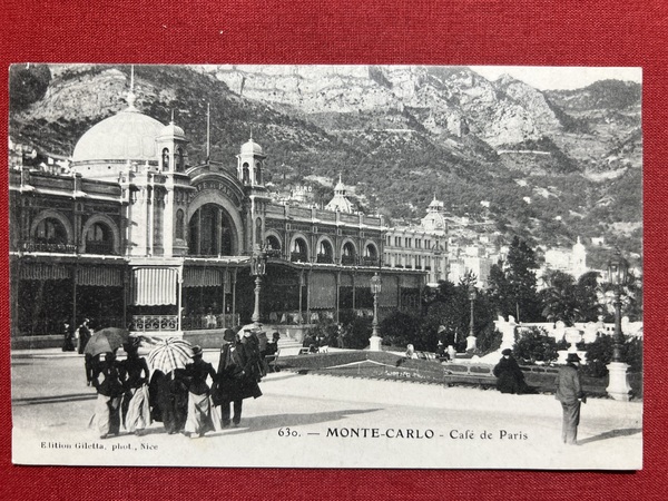 Cartolina - Francia - Monte Carlo - Cafe de Paris …