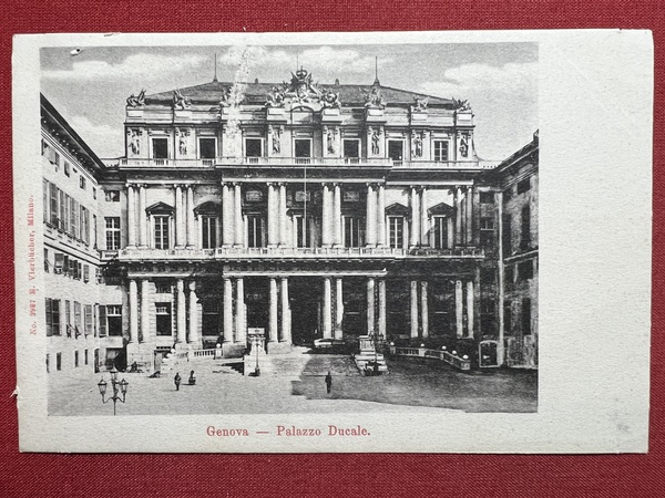 Cartolina - Genova - Palazzo Ducale - 1910 ca.