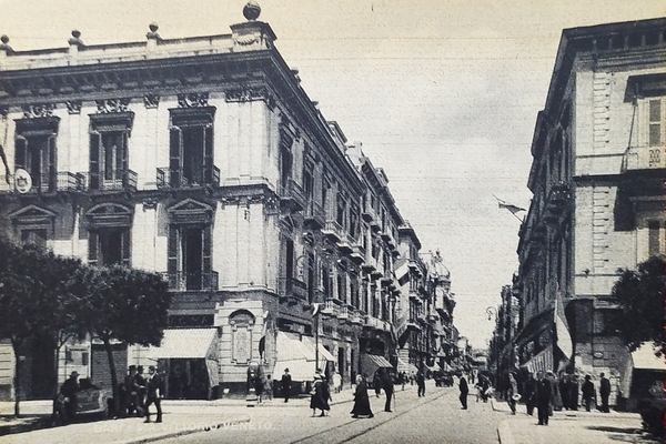 Cartolina - Bari - Via Vittorio Veneto - 1950
